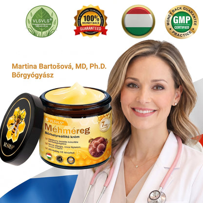🔹 𝑽𝙇𝙎𝑽𝑳𝑺® Méhméreg Bőr Helyreállító Krém (👨‍⚕‍CE Tanúsítvány)👍✅